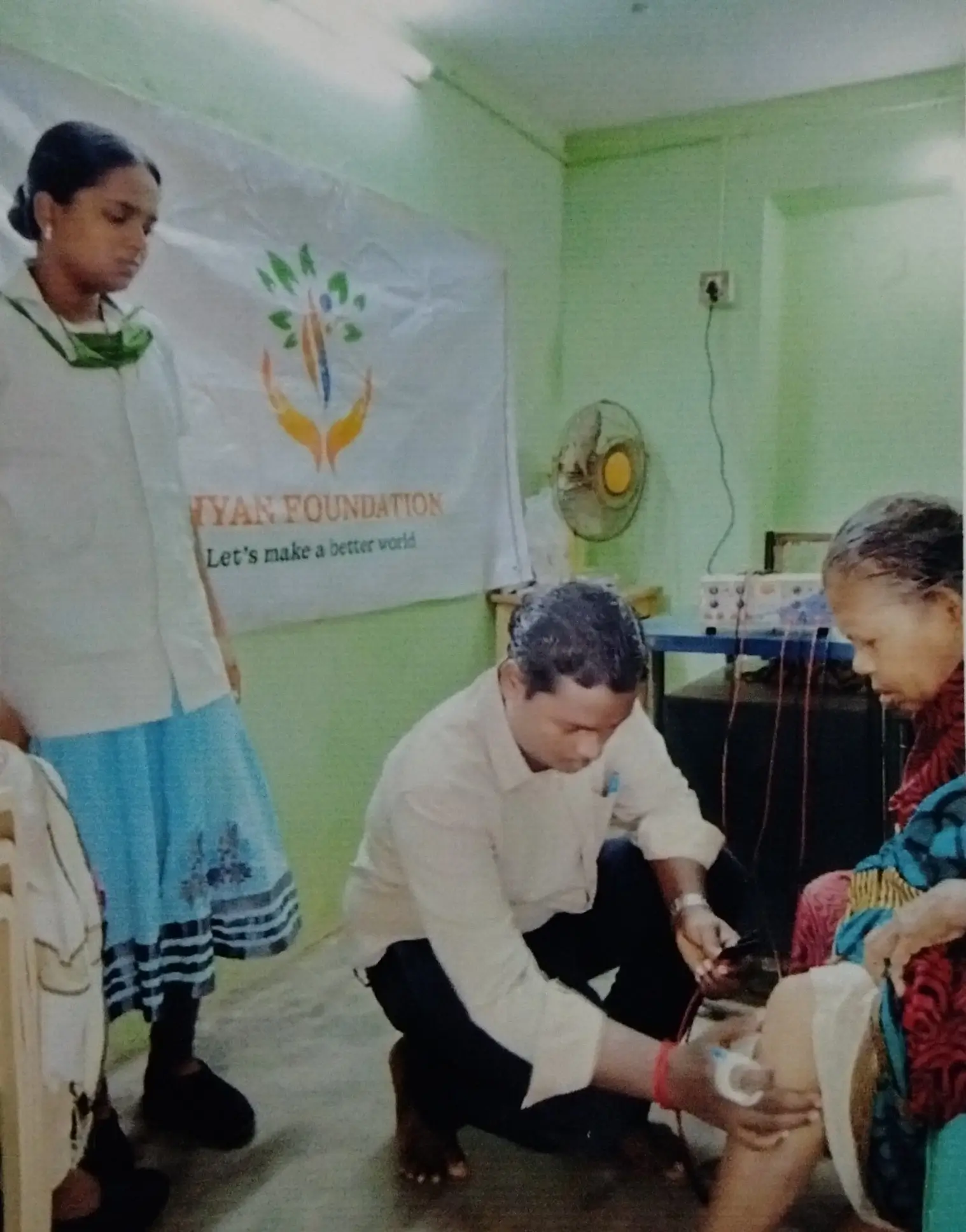 Dhyan Foundation-A Special Class For Physiotherapy Joint Pain-Joseph Match Factory Kalugumalai