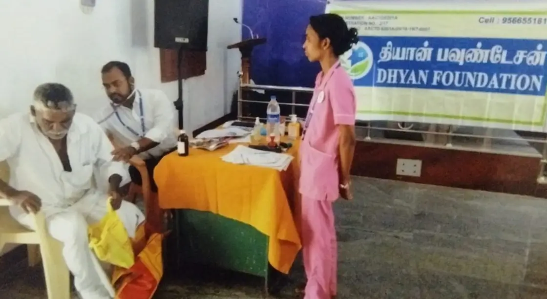 Dhyan Foundation Free Medical Camp- Ilayarasanenthal