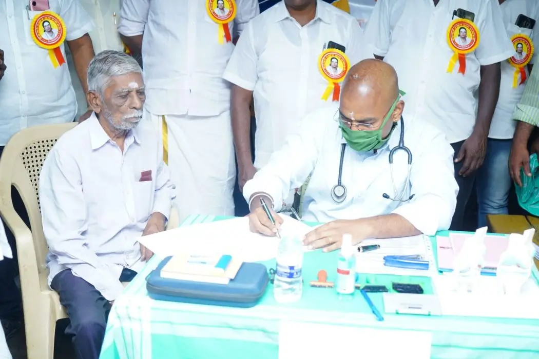 Medical Camp On Behalf Of Dhyan Foundation In Association With Dewar Elementary School, Veeravanchi Nagar-Kovilpatti