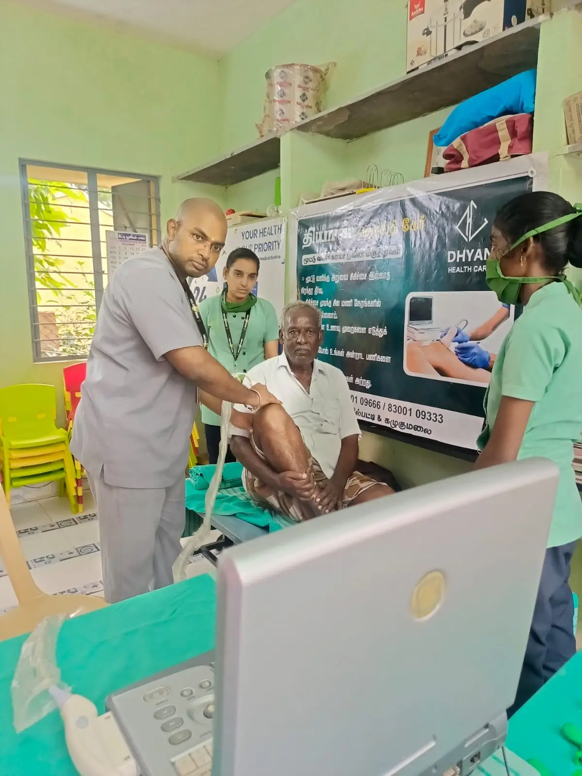 Medical Camp On Behalf Of Dhyan Foundation In Association With Karadikulam,Kalugumalai