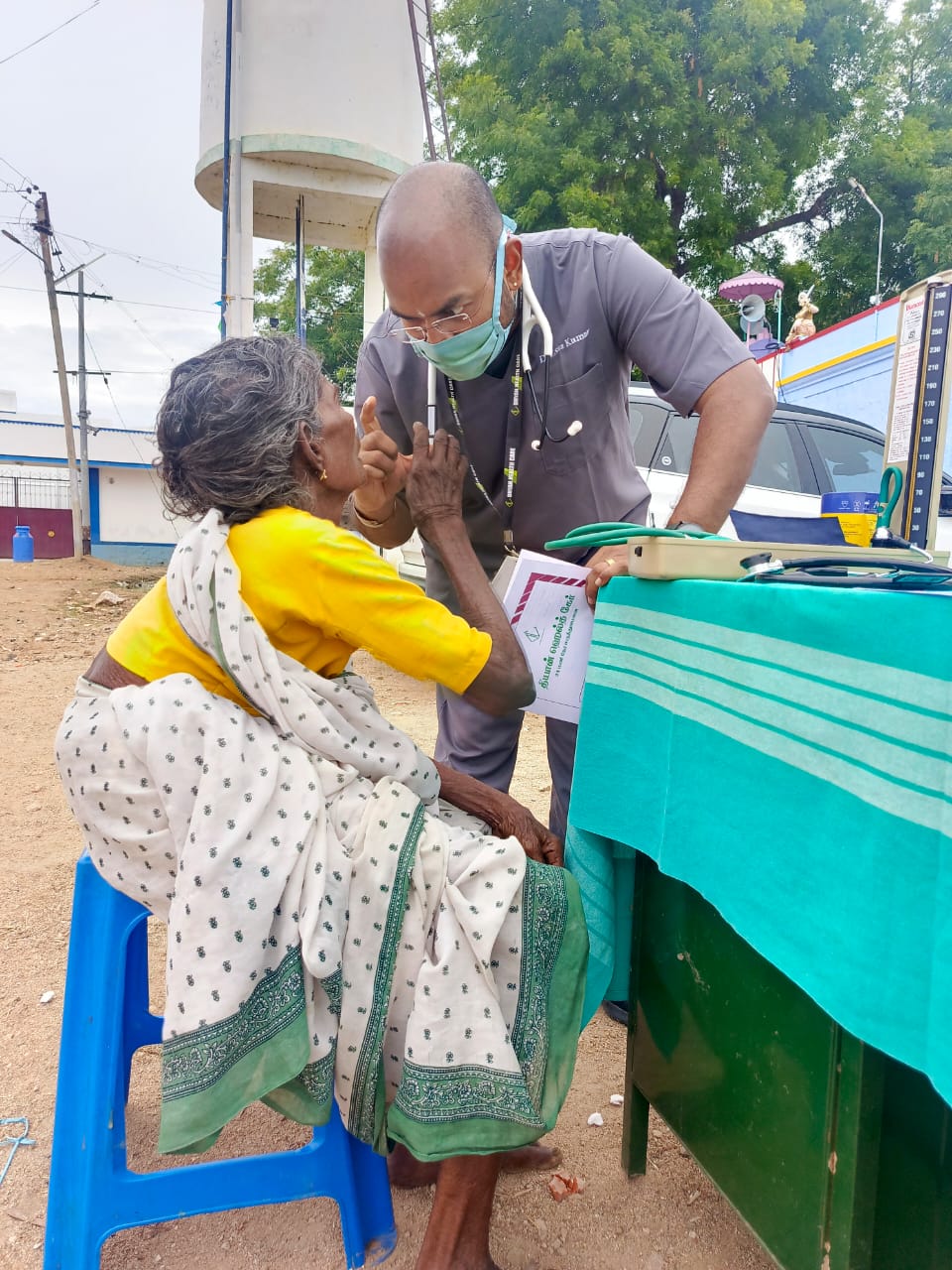 Free Sugar Camp On Behalf Of Dhyan Foundation In Associated with Dhyan Hospital at Panchayat union primary school, Melanalandhula