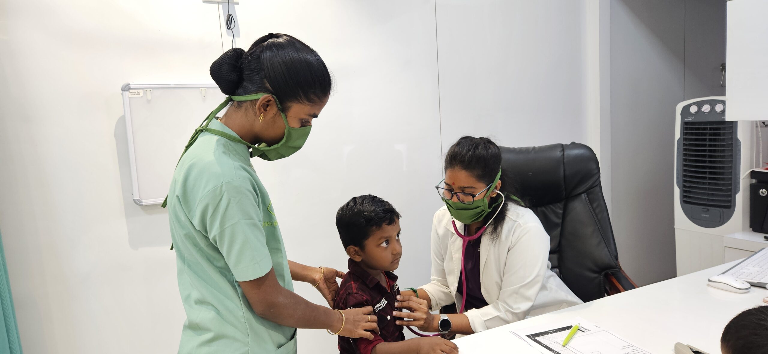 Dhyan Foundation Free Pediatric Medical Camp at Dhyan Health Care, Kalugumalai